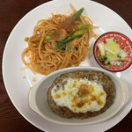 ハートピット - ハンバーグプレート→1000円