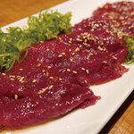 Horse meat raw liver style