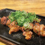 Grilled Shimanto chicken with green onion miso
