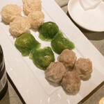 健康中華 青蓮 - 豆腐焼売、翡翠海老蒸し餃子、豚肉焼売
