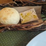 土土カフェ - ランチのパン
