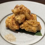 Takumi's deep-fried Daisen chicken thighs