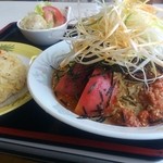 オーモリラーメン - 冷やし担々麺 チャーハンセット