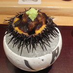 神保町 傳 - 自分たちは赤座海老の海苔ソースで。