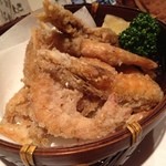くいものや旬 - くいものや旬・芝海老の唐揚げ