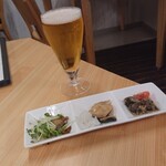 47都道府県レストラン 箕と環 - ランチビールはすえきりで登場