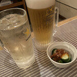 Shinsapporo Shokudou - ハイボール、生ビール、お通し
