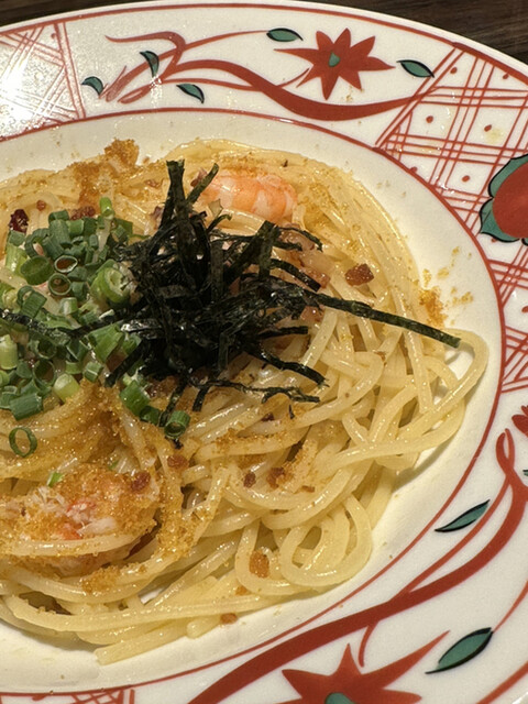 五右衛門 つくば市西大橋にある「洋麺屋 五右衛門」のお箸でいただく和風