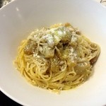 イタリア食堂　ちぇるきお - 焼きなすと半熟卵の冷たいパスタ