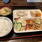 Hirano - 豚バラのたれ焼き定食