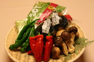 Koudaiji Hashiba - 当店では契約農家で栽培された伝統の「京野菜」を多く使用しております。