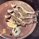 うみからそらへ - うみそら定食(1000円)のメイン　イサキ塩焼き 