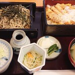 おそば高砂家 - カツ丼セット