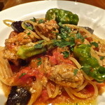 クロッキオ - 【夏野菜と豚ミンチのパスタ】