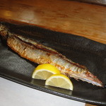 楽座 - 「秋刀魚焼き」です。（８月）