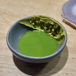 W VILLADORATA COUNTRY REATAURANT - ③ピスタチオクリームとスープ