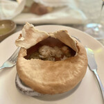 Ristorante Capitolo Primo - ⑫海老とアーティチョークのパン包み焼き