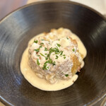 TANTIKKIA - ②アネレッティパスタ、サルシッチャ、ポテト、フェンネルシード 12€≒1908円