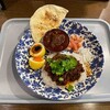 SPICE BAR SUZU - カレー2種盛り＋スパイス煮卵マーガオ添え