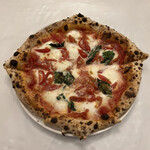 Pizzeria Positano - D.O.C
                        (Margarita con mozzarella di bufala e pomodorini : 水牛モッツァレッラとチェリートマトのマルゲリータ)
