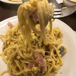 ハングリータイガー - 今思えば、麺はロメスパのお店と比較すると太さ控えめで茹でも普通だと思う！