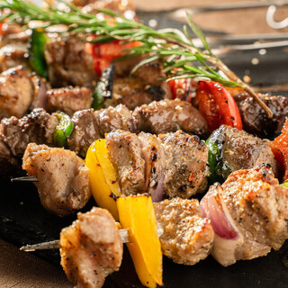 We are also proud of the seasoning! Enjoy charcoal Grilled skewer BBQ style◎