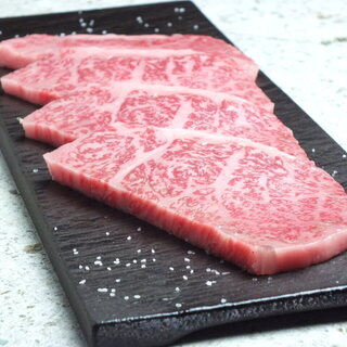 The ``Salted Kalbi'' and ``Top Loin'' made with melt-in-your-mouth A5 rank Wagyu beef are a must-try.