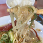 らーめん一作 門真店 - 麺も天下一品に近い。