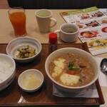 ガスト - 塩麹豚汁定食（ドリンクバー付き）　