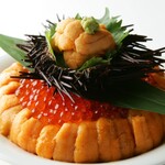美食米門 - 広告写真　ウニといくらの合わせ飯