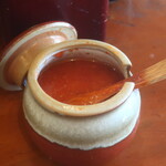 小松屋 - 辛味噌ダレの壺
