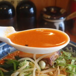 小松屋 - 激辛味噌らーめんスープリフトアップ