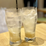 烏賊 鮨ダイニング 鮮助 - 初めて飲む、ガリハイ♪̊̈♪̆̈