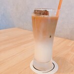 まるカフェ - 豆乳ラテ(アイス)