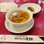 横浜中華街 中國上海料理 四五六菜館 - ランチの共通 ごはんセット