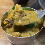 SPICY CURRY 魯珈 - 「ぷちカレー（限定 あさりミント）」400円