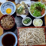 そば処 しなの - 料理写真:茨城を食べようランチ＠1200円