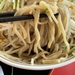 ラーメン もっけだの - 2023.6限定『トマトチーズつけ麺ニンニク野菜マシマシ』の麺