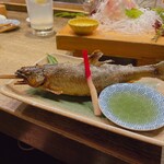 小川の魚 - 