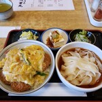 Yaemaru - ミニかつ丼、ミニきしころ