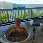 ビューテラス てんじん - カツカレー、缶ビール、アイスコーヒー、