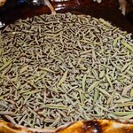 馳走 啐啄一十  - 蓴菜(広島県黒瀬産)
      朝摘みした蓴菜、ゼリーがちゅるんちゅるん♪
      山の麓の一番上にある野池で栽培されており、生活排水も農薬も全く入っていない水で育ています