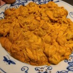 馳走 啐啄一十  - 赤雲丹(愛媛県東予産)
      瀬戸内らしく軽やかな香り、スッキリとした甘みと余韻が特徴
      舌の上に載せて5秒ホールドしてから頂くと日本海側や淡路島とも異なる味わいと余韻であることが分かります