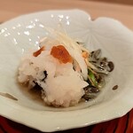 馬車道 大かわ - 鱧とジュンサイ