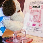 ダイナープレヤデス - サロンカーにあった乗車記念のスタンプを押しまくるボキ。ペッタン、ペッタン、ペッタンコっと・・・