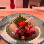 小料理 つむぎ - お造り盛り合わせ