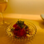 小料理 つむぎ - 本マグロ中トロ炙り