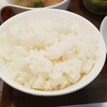 キッチン ブルー グローブ - ご飯大盛りのアップ