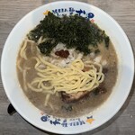 Noukou niboshi ramen menya niboshi - 平打ち縮れ太麺