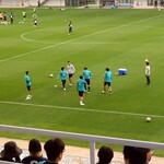 ベスト電器スタジアム - ウォーミングアップ(^^)